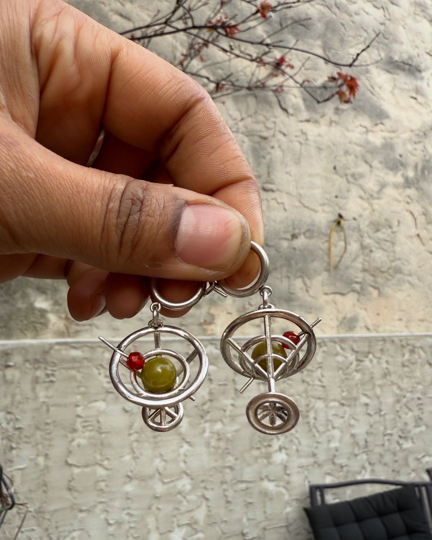 Martini Lamp Earrings
