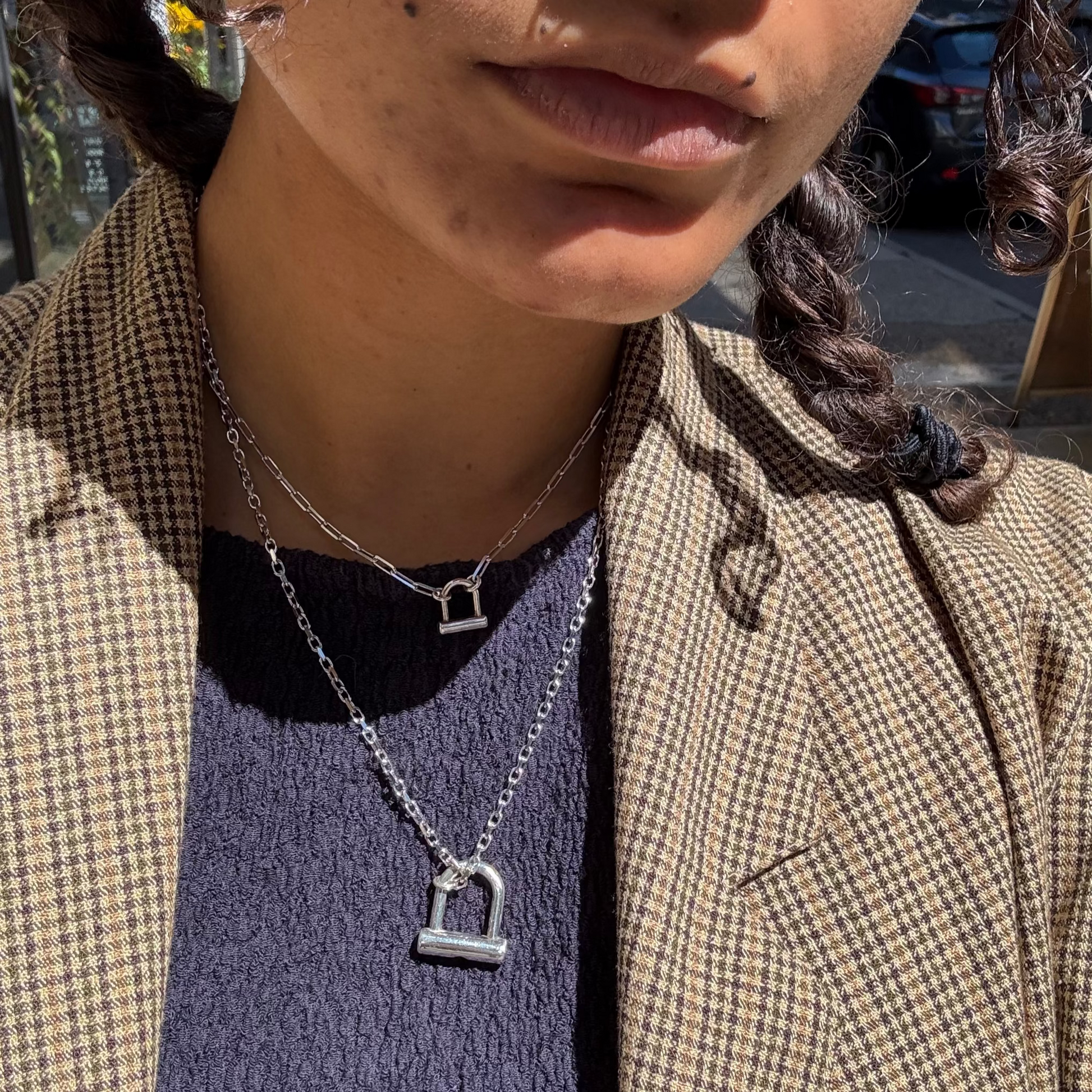 Mini U-Lock Necklace