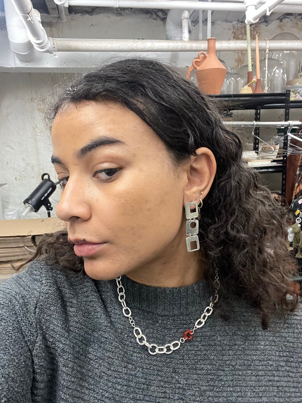 Curtain Drop Earrings