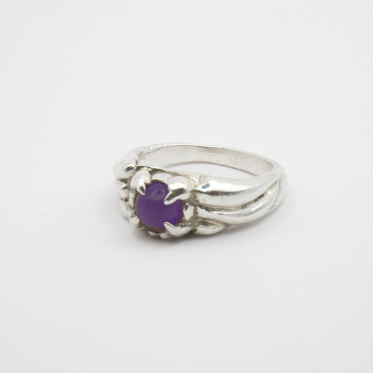 Costal Shell Ring - Amethyst
