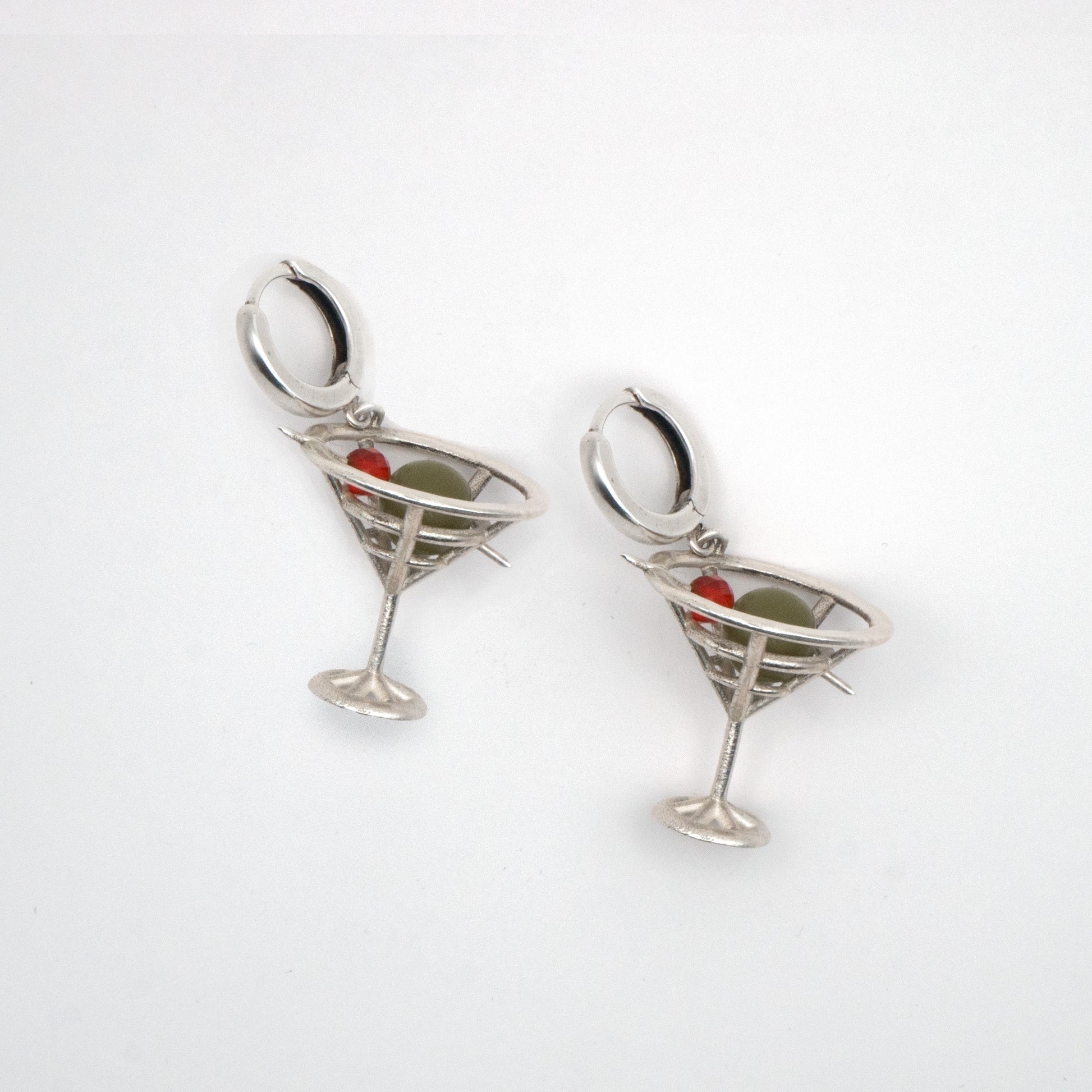Martini Lamp Earrings